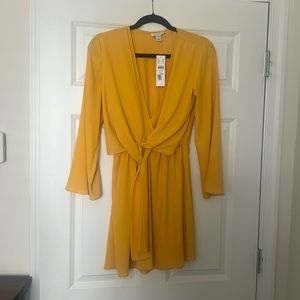Topshop Yellow Dress